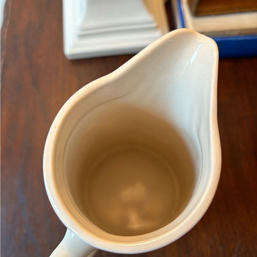 Early 20th Century Torquin Brown Pitcher Brown and White Royal Staffordshire - Picture 4 of 7